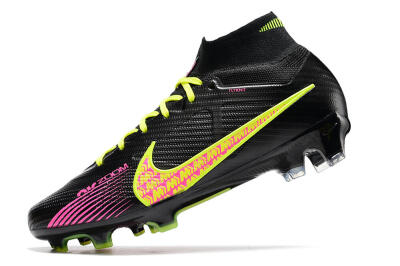 Nike Air Zoom Mercurial Superfly 9 Elite FG Football Boots - Black/Yellow/Pink