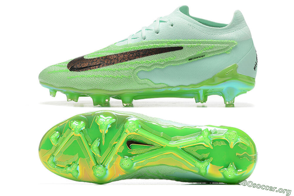 Nike Phantom GX Elite FG Football Boots - Green/Black 1
