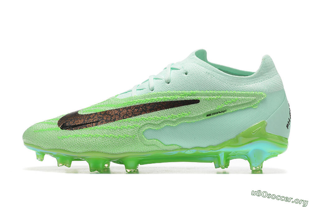 Nike Phantom GX Elite FG Football Boots - Green/Black 3