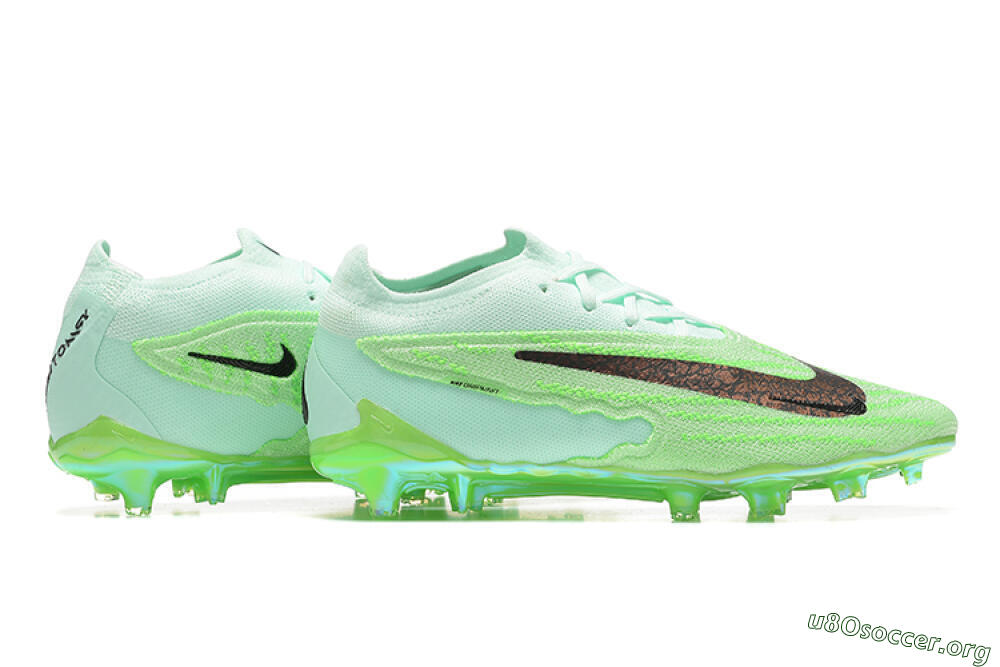 Nike Phantom GX Elite FG Football Boots - Green/Black 8