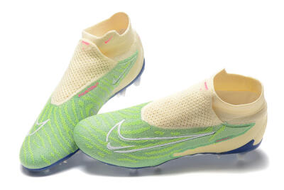 Nike Phantom GX Elite DF FG Football Boots - Green/Beige/Blue