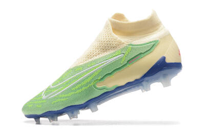 Nike Phantom GX Elite DF FG Football Boots - Green/Beige/Blue