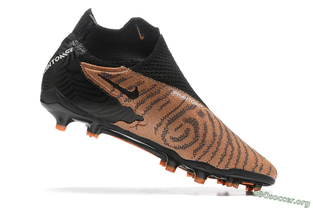 Nike Phantom GX Elite DF AG Football Boots - Brown/Black 6