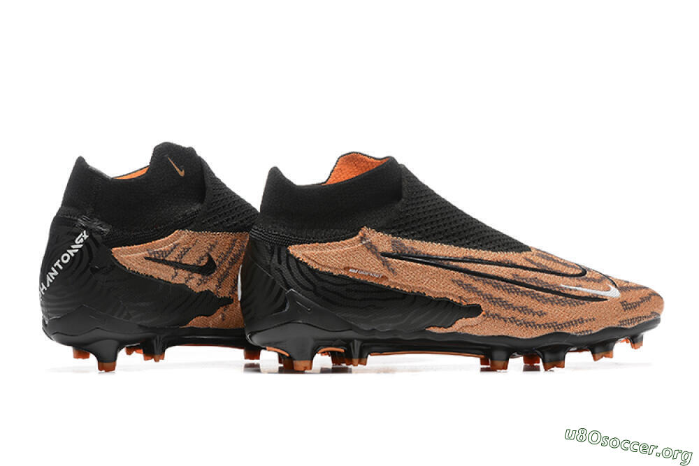 Nike Phantom GX Elite DF AG Football Boots - Brown/Black 8