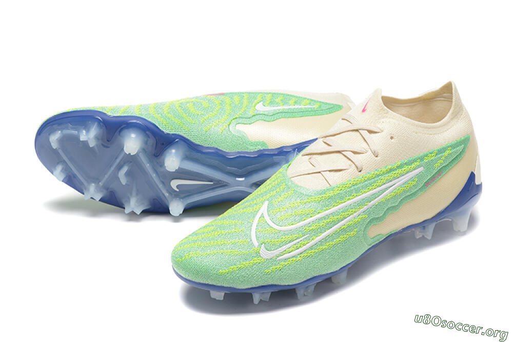 Nike Phantom GX Elite FG Football Boots - Green/Beige 0