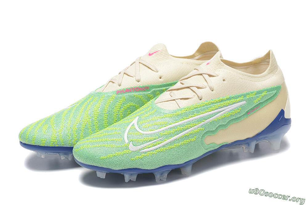 Nike Phantom GX Elite FG Football Boots - Green/Beige 9