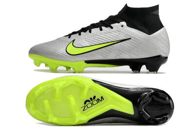 Nike Air Zoom Mercurial Superfly 9 Elite FG Football Boots - Grey/Yellow/Black