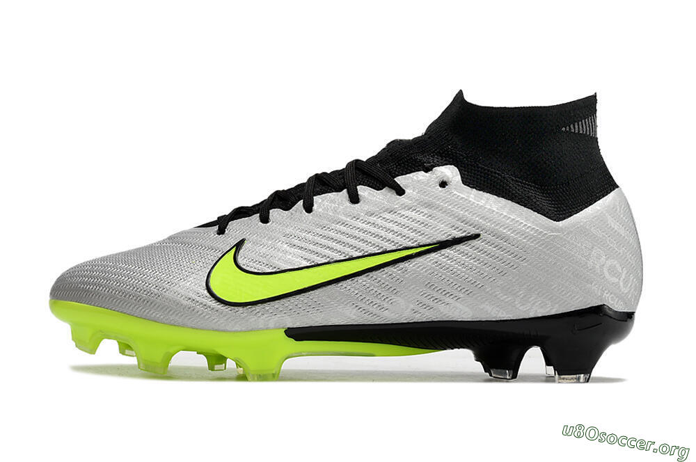 Nike Air Zoom Mercurial Superfly 9 Elite FG Football Boots - Grey/Yellow/Black 3