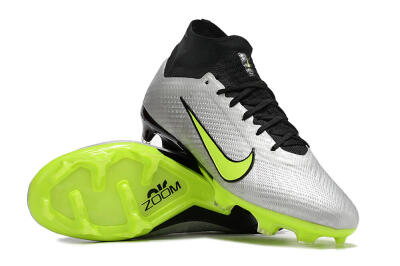 Nike Air Zoom Mercurial Superfly 9 Elite FG Football Boots - Grey/Yellow/Black