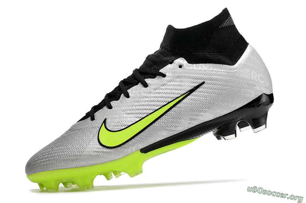 Nike Air Zoom Mercurial Superfly 9 Elite FG Football Boots - Grey/Yellow/Black 5