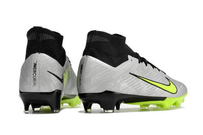 Nike Air Zoom Mercurial Superfly 9 Elite FG Football Boots - Grey/Yellow/Black