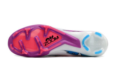 Nike Air Zoom Mercurial Vapor 15 Elite FG Football Boots - White/Pink/Purple