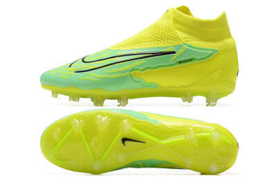 Nike Phantom GX Elite DF Link FG Football Boots - Yellow/Green/Black