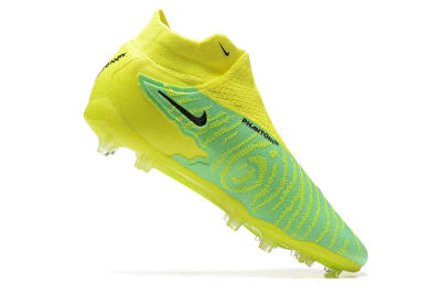 Nike Phantom GX Elite DF Link FG Football Boots - Yellow/Green/Black