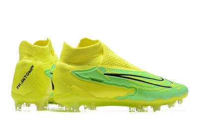 Nike Phantom GX Elite DF Link FG Football Boots - Yellow/Green/Black