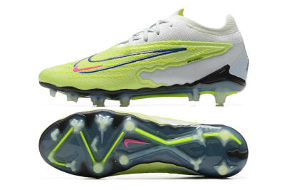 Nike Phantom GX Elite FG Football Boots - Green/White/Blue