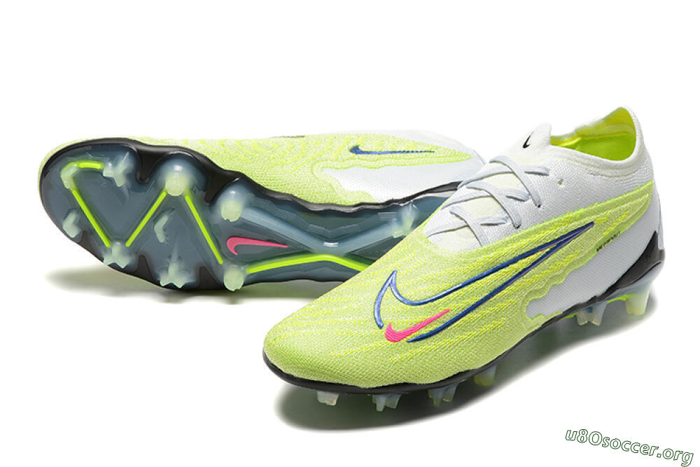 Nike Phantom GX Elite FG Football Boots - Green/White/Blue 0