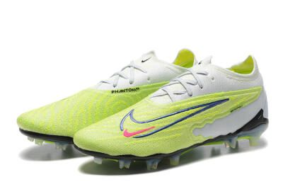 Nike Phantom GX Elite FG Football Boots - Green/White/Blue