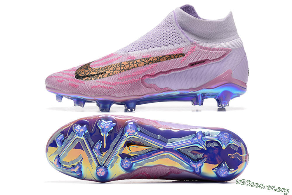 Nike Phantom GX Elite DF FG Football Boots - Pink/Purple 1