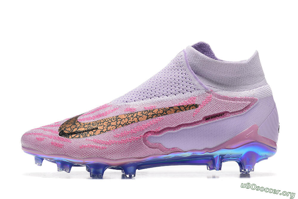 Nike Phantom GX Elite DF FG Football Boots - Pink/Purple 3