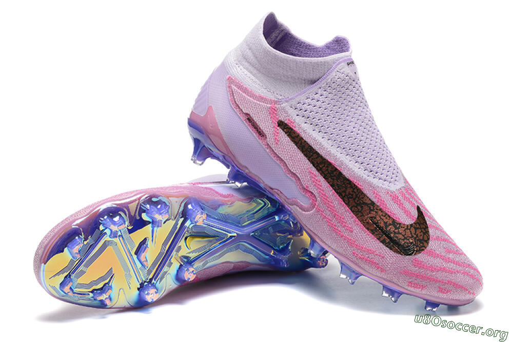 Nike Phantom GX Elite DF FG Football Boots - Pink/Purple 4