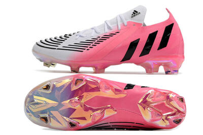 Adidas Predator Edge.1 FG Football Boots - White/Pink/Black