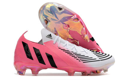 Adidas Predator Edge.1 FG Football Boots - White/Pink/Black