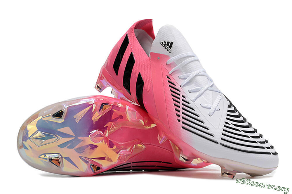 Adidas Predator Edge.1 FG Football Boots - White/Pink/Black 0