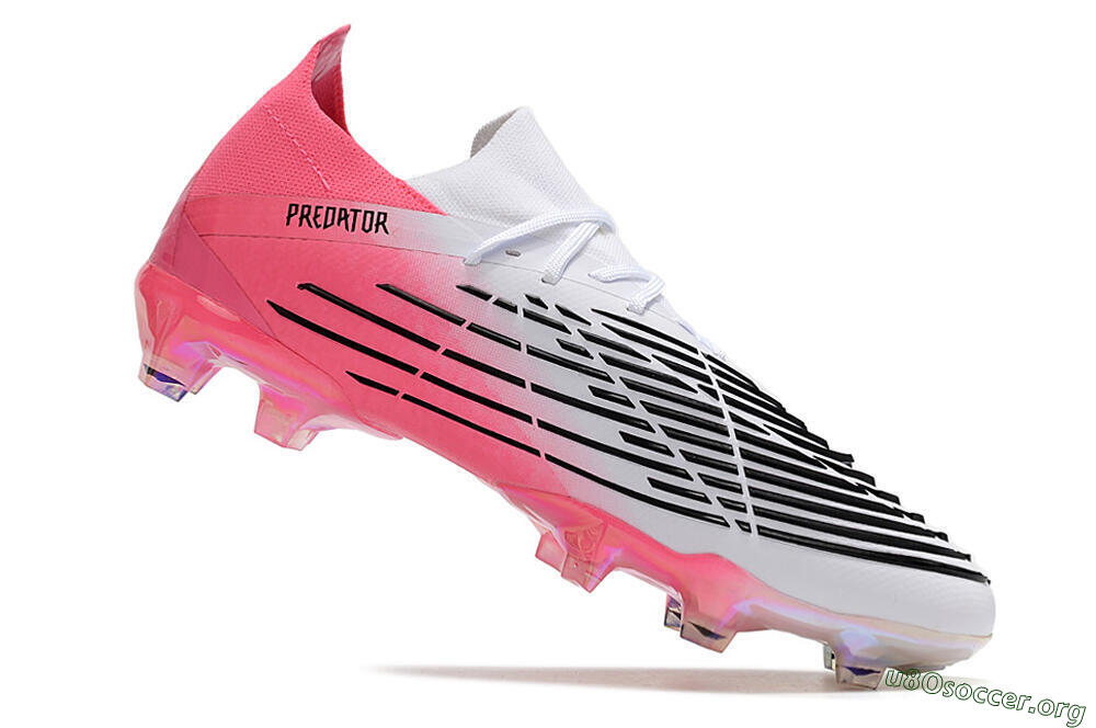 Adidas Predator Edge.1 FG Football Boots - White/Pink/Black 4