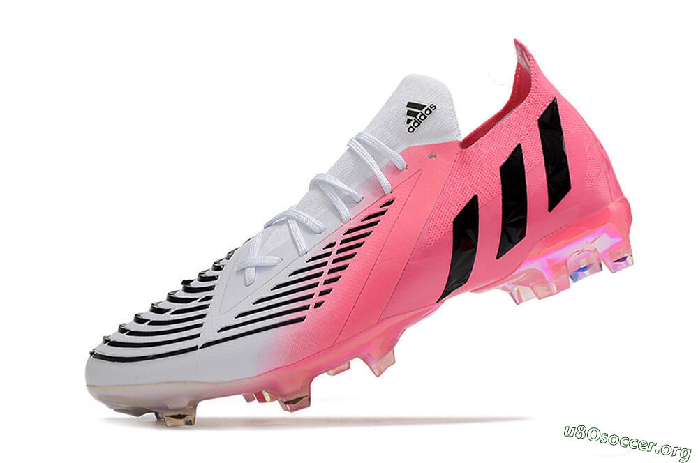 Adidas Predator Edge.1 FG Football Boots - White/Pink/Black 5