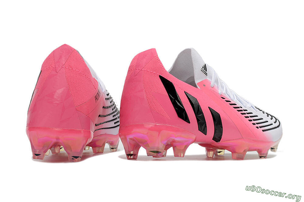 Adidas Predator Edge.1 FG Football Boots - White/Pink/Black 6