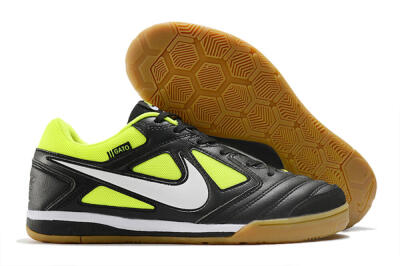 Nike SB Gato IC Football Shoes - Black/Green/White