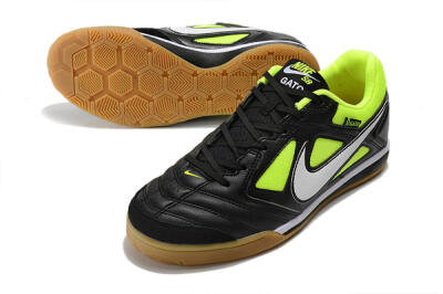 Nike SB Gato IC Football Shoes - Black/Green/White
