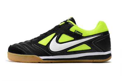Nike SB Gato IC Football Shoes - Black/Green/White