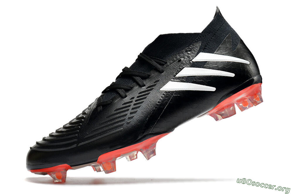 Adidas Predator Edge.1 FG Football Boots - Black/White 4