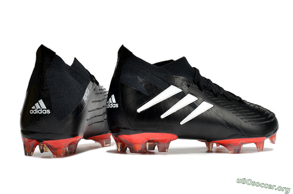 Adidas Predator Edge.1 FG Football Boots - Black/White 6