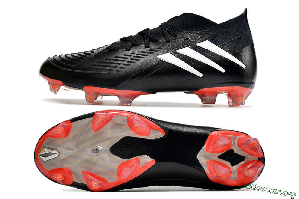 Adidas Predator Edge.1 FG Football Boots - Black/White 1
