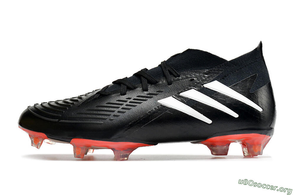 Adidas Predator Edge.1 FG Football Boots - Black/White 3