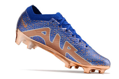 Nike Air Zoom Mercurial Vapor 15 Elite FG Football Boots - Blue/Gold/Silver