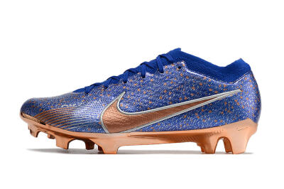 Nike Air Zoom Mercurial Vapor 15 Elite FG Football Boots - Blue/Gold/Silver
