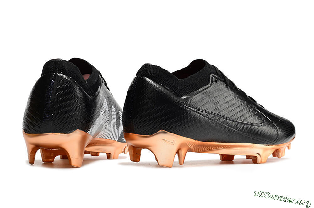 Nike Air Zoom Mercurial Vapor 15 Elite FG Football Boots - Black/Gold 6