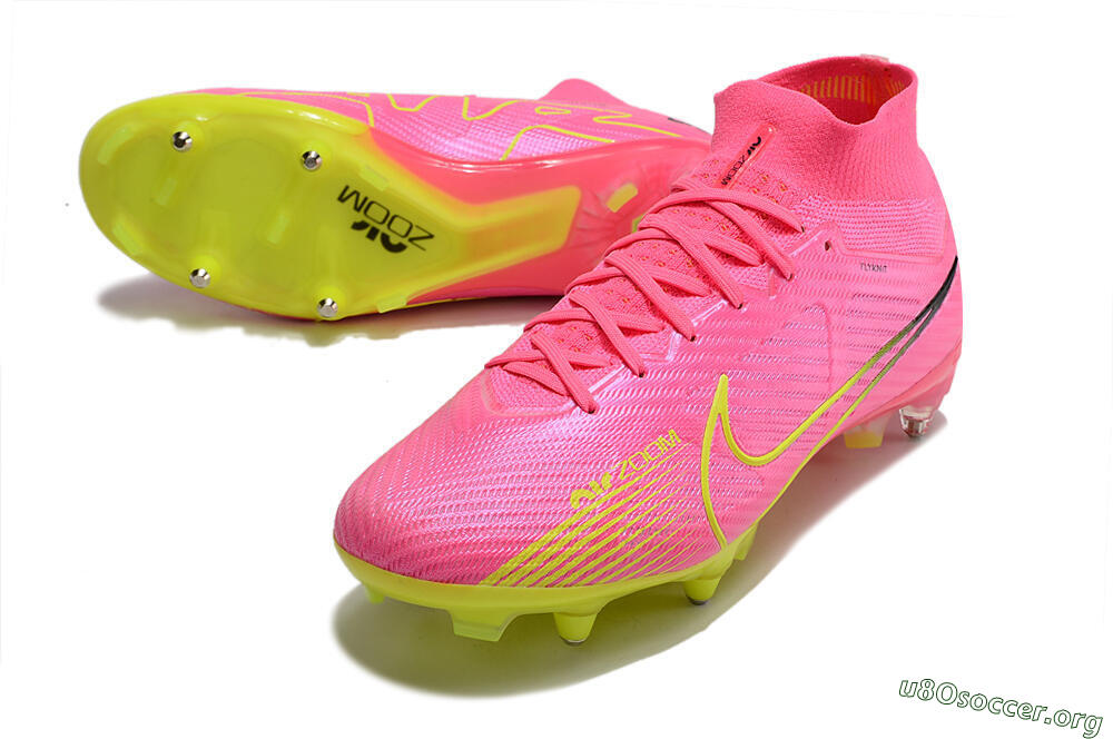 Nike Air Zoom Mercurial Superfly 9 Elite SG Football Boots - Pink/Green/Black 0