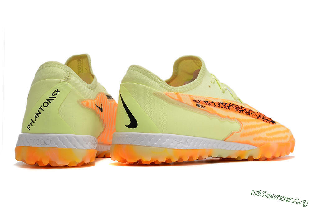 Nike React Phantom GX Pro TF Football Shoes - Orange/Green 6