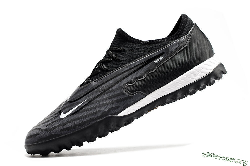 Nike React Phantom GX Pro TF Football Shoes - Black/White 5