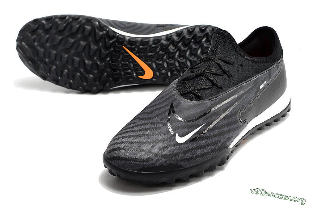 Nike React Phantom GX Pro TF Football Shoes - Black/White 0