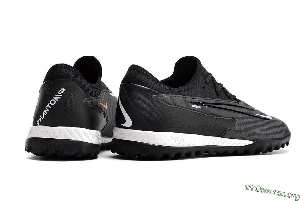 Nike React Phantom GX Pro TF Football Shoes - Black/White 6
