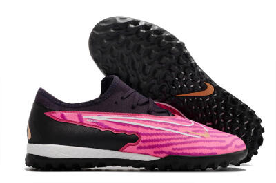 Nike React Phantom GX Pro TF Football Shoes - Pink/White/Black