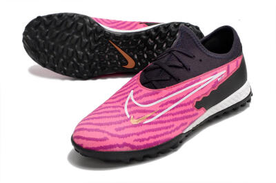 Nike React Phantom GX Pro TF Football Shoes - Pink/White/Black