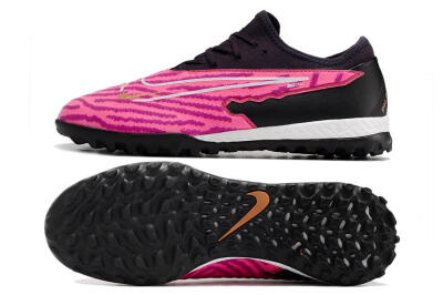 Nike React Phantom GX Pro TF Football Shoes - Pink/White/Black