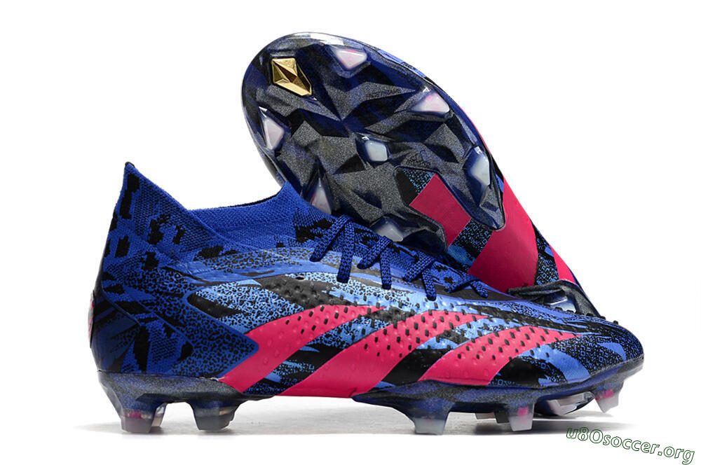 Adidas Predator Accuracy.1 Paul Pogba FG Football Boots - Blue/Pink 2
